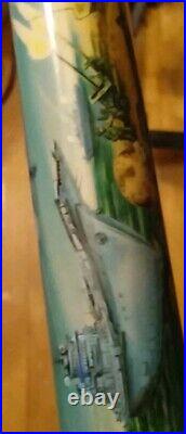 RARE MCDERMOTT POOL CUE OPERATION DESERT STORM Military Theme Billiard Shaft