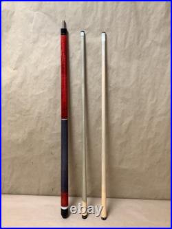 RED MCDERMOTT G208 POOL CUE With2 shafts (G29004226)