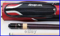 Rare Limited Edition Snap-On Tools 19oz 2-Piece Pool Cue With Case by McDermott