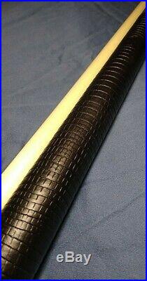 Stunning McDermott Custom G225C3-1 Pool Cue Bacote leather wrap 19oz 12.75mm