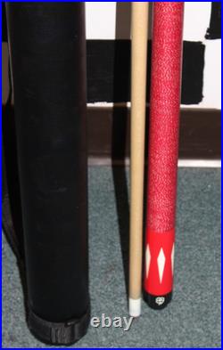Supreme McDermott Pool Cue With Leather Case. Free Shipping! 