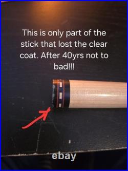 This McDermott D-12 Billiards Cue Was Produced From 1984 to 1990. Vintage