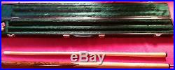 USED MCDERMOTT POOL CUE Stick and CASE E-D2 BOCOTE SNEAKY PETE 1990-92