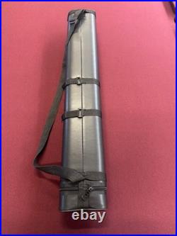 USED McDermott Pool Cue Case 2x4 Black Vinyl w Green Clover USED McDermott Pool Cue Case 2x4 Black Vinyl w Green Clover