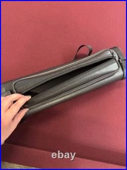 USED McDermott Pool Cue Case 2x4 Black Vinyl w Green Clover USED McDermott Pool Cue Case 2x4 Black Vinyl w Green Clover
