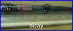 Unopened 19oz NOS MCDERMOTT STAR S75B Billiard Cue CLARET RED COLORED RINGS