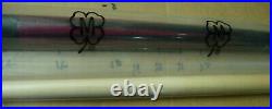 Unopened 19oz NOS MCDERMOTT STAR S75B Billiard Cue CLARET RED COLORED RINGS