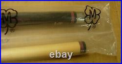 Unopened 19oz NOS MCDERMOTT STAR S75B Billiard Cue CLARET RED COLORED RINGS