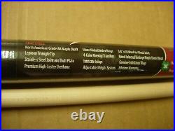 Unopened 19oz NOS MCDERMOTT STAR S75B Billiard Cue CLARET RED COLORED RINGS