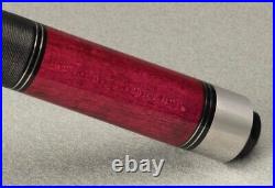 Unopened 19oz NOS MCDERMOTT STAR S75B Billiard Cue CLARET RED COLORED RINGS