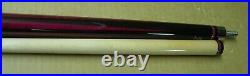 Unopened 19oz NOS MCDERMOTT STAR S75B Billiard Cue CLARET RED COLORED RINGS