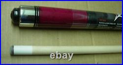 Unopened 19oz NOS MCDERMOTT STAR S75B Billiard Cue CLARET RED COLORED RINGS