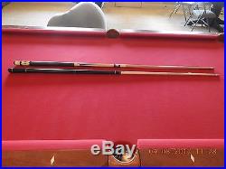 Used Lucasi custom and vintage McDermott pool cues with case