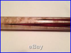 Used Mc Dermott Style Custom Made 8 point 60 inch pool cue with 2 shafts