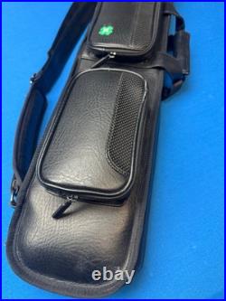 Used McDermott 4x8 Soft Butterfly Pool Cue Billiards Case 75-0922