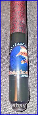 VINTAGE McDermott HD25 Harley Davidson Pool Cue EXTREMELY RARE America Themed