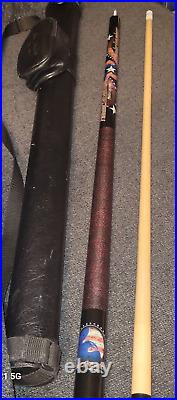 VINTAGE McDermott HD25 Harley Davidson Pool Cue EXTREMELY RARE America Themed