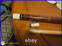 Vintage 1980 McDermott Pool Cue with carrying case