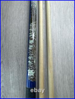 Vintage 1994 McDermott Pool Cue Bundle Night Wolf GLD-06 with 2 Sh (A1D034100)