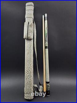 Vintage 1997 McDermott Pool Cue M2WP Panther Mittelstadt With Giuseppe Case