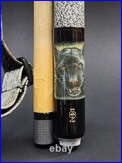 Vintage 1997 McDermott Pool Cue M2WP Panther Mittelstadt With Giuseppe Case