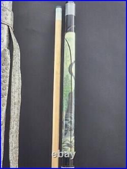 Vintage 1997 McDermott Pool Cue M2WP Panther Mittelstadt With Giuseppe Case