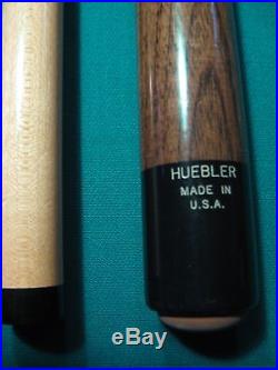 Vintage Huebler Pool Cue Jump Break & Mcdermott Pool Cue Harley HD-5 USED