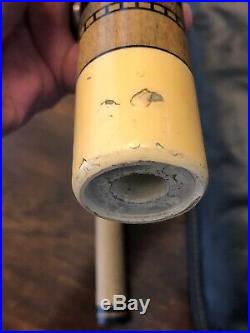 Vintage Inlayed Birdseye Maple McDermott Pool Cue Stick 19.7 Oz Needs Repair