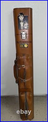 Vintage Leather Billard Case with McDermott/ Players Shaft and Hitman Pool Cues Vintage Leather Billard Case with McDermott/ Players Shaft and Hitman Pool Cues
