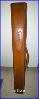 Vintage Leather Billard Case with McDermott/ Players Shaft and Hitman Pool Cues Vintage Leather Billard Case with McDermott/ Players Shaft and Hitman Pool Cues