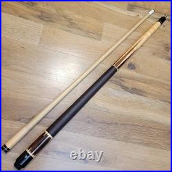 Vintage Leather Wrap McDermott E-F6 Pool Cue Stick Retired 19oz EF-6 E-Series