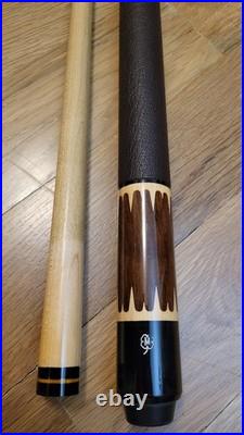 Vintage Leather Wrap McDermott E-F6 Pool Cue Stick Retired 19oz EF-6 E-Series