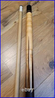 Vintage Leather Wrap McDermott E-F6 Pool Cue Stick Retired 19oz EF-6 E-Series