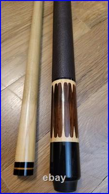 Vintage Leather Wrap McDermott E-F6 Pool Cue Stick Retired 19oz EF-6 E-Series