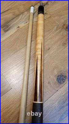 Vintage Leather Wrap McDermott E-F6 Pool Cue Stick Retired 19oz EF-6 E-Series