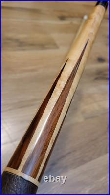 Vintage Leather Wrap McDermott E-F6 Pool Cue Stick Retired 19oz EF-6 E-Series