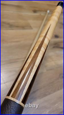 Vintage Leather Wrap McDermott E-F6 Pool Cue Stick Retired 19oz EF-6 E-Series