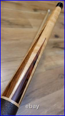 Vintage Leather Wrap McDermott E-F6 Pool Cue Stick Retired 19oz EF-6 E-Series