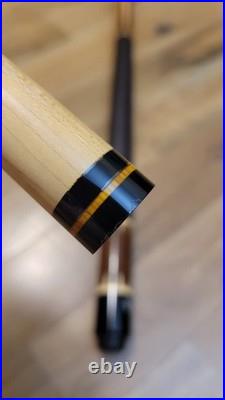Vintage Leather Wrap McDermott E-F6 Pool Cue Stick Retired 19oz EF-6 E-Series