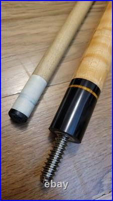Vintage Leather Wrap McDermott E-F6 Pool Cue Stick Retired 19oz EF-6 E-Series