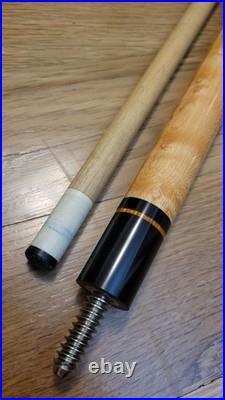 Vintage Leather Wrap McDermott E-F6 Pool Cue Stick Retired 19oz EF-6 E-Series