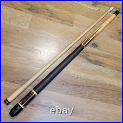 Vintage Leather Wrap McDermott E-F6 Pool Cue Stick Retired 19oz EF-6 E-Series