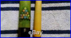 Vintage Limeted Edition Mcdermott E-13 2-piece pool cue special order lime green