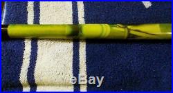 Vintage Limeted Edition Mcdermott E-13 2-piece pool cue special order lime green