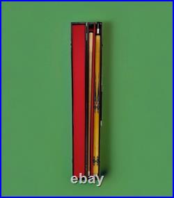 Vintage MCDERMOTT Lucky Pool Billiard Cue with Wooden Case Vintage MCDERMOTT Lucky Pool Billiard Cue with Wooden Case