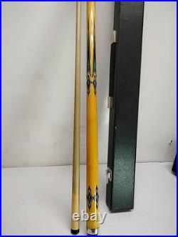 Vintage MCDERMOTT Lucky Pool Billiard Cue with Wooden Case Vintage MCDERMOTT Lucky Pool Billiard Cue with Wooden Case