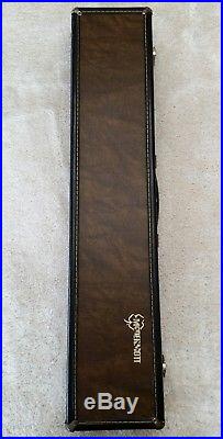 Vintage McDermott 1x2 Flip Top Hard Pool Cue Case With Large Storage Compartment