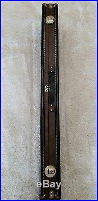 Vintage McDermott 1x2 Flip Top Hard Pool Cue Case With Large Storage Compartment