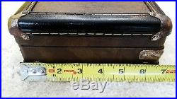 Vintage McDermott 1x2 Flip Top Hard Pool Cue Case With Large Storage Compartment