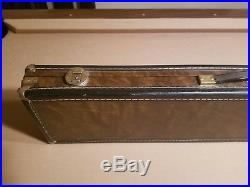 Vintage McDermott 2x2 Pool cue case with key